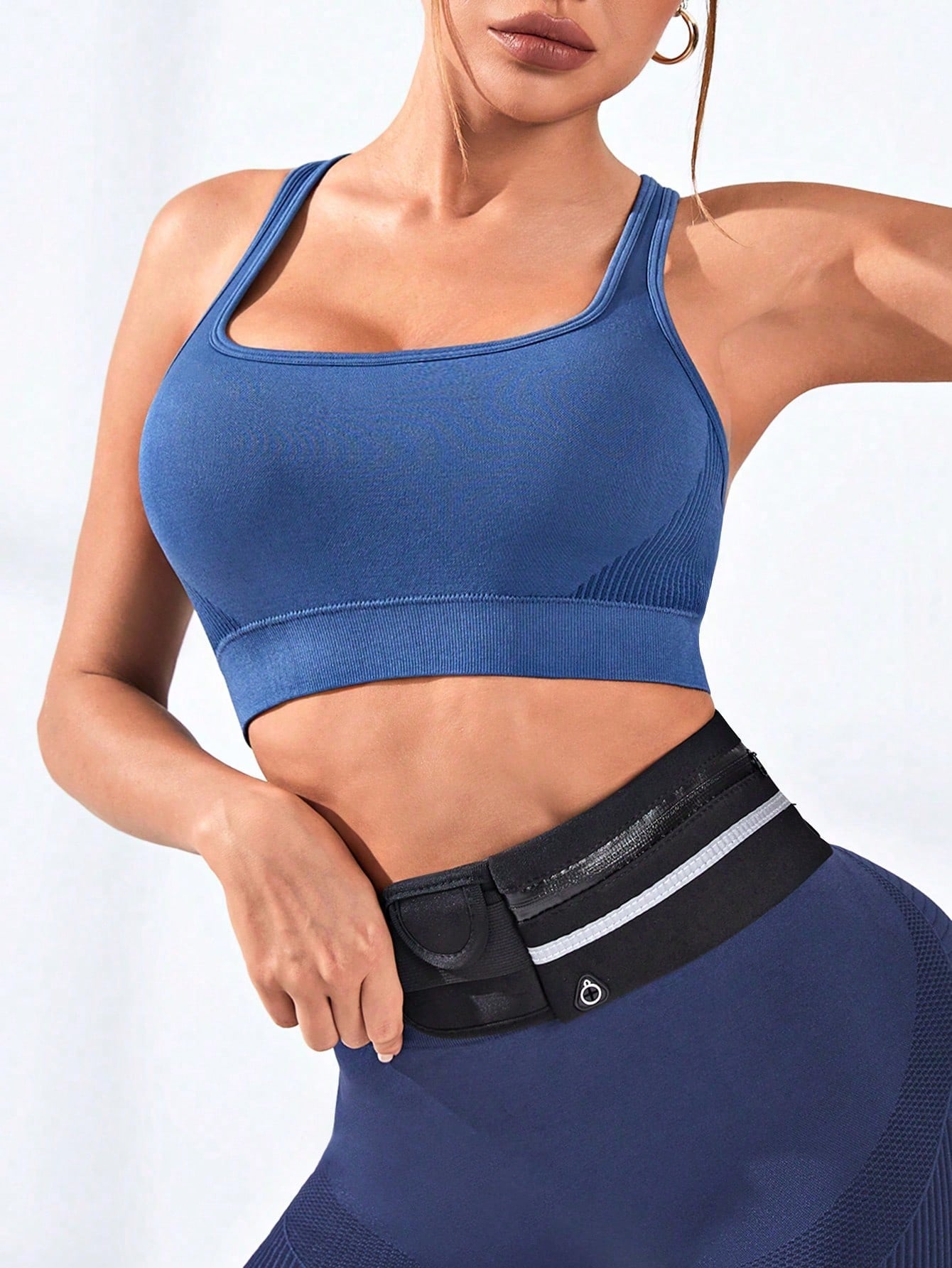 Women's Racerback Sports Bra S - Seamless Ribbed Workout Tank Top ulasan dan harga