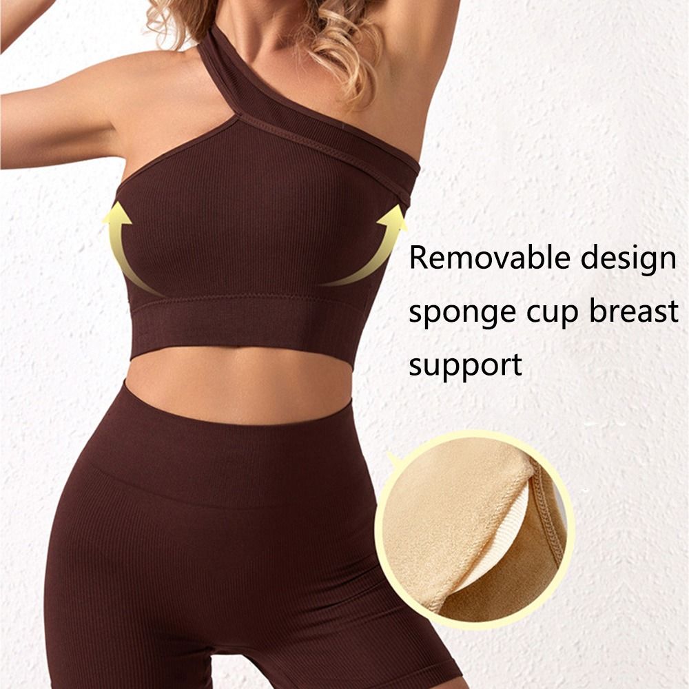 2Pcs Reusable Seamless Women W - Seamless Ribbed Workout Tank Top ulasan dan harga