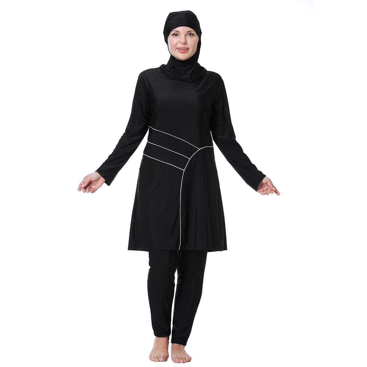 H1029 Muslim Women Fullcoverag - Swimwear ulasan dan harga
