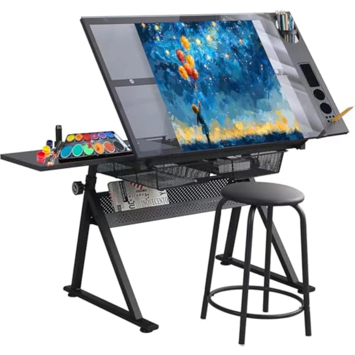 Adjustable Height Drafting Des - Tops ulasan dan harga