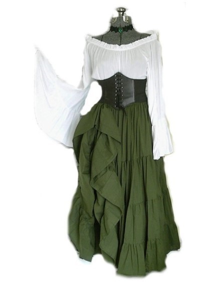 High Waist Long Sleeve Dress C - Dresses ulasan dan harga