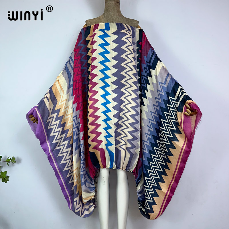 WINYI Women Sexy One Neck Maxi - Boho Summer Beach Maxi Dress ulasan dan harga