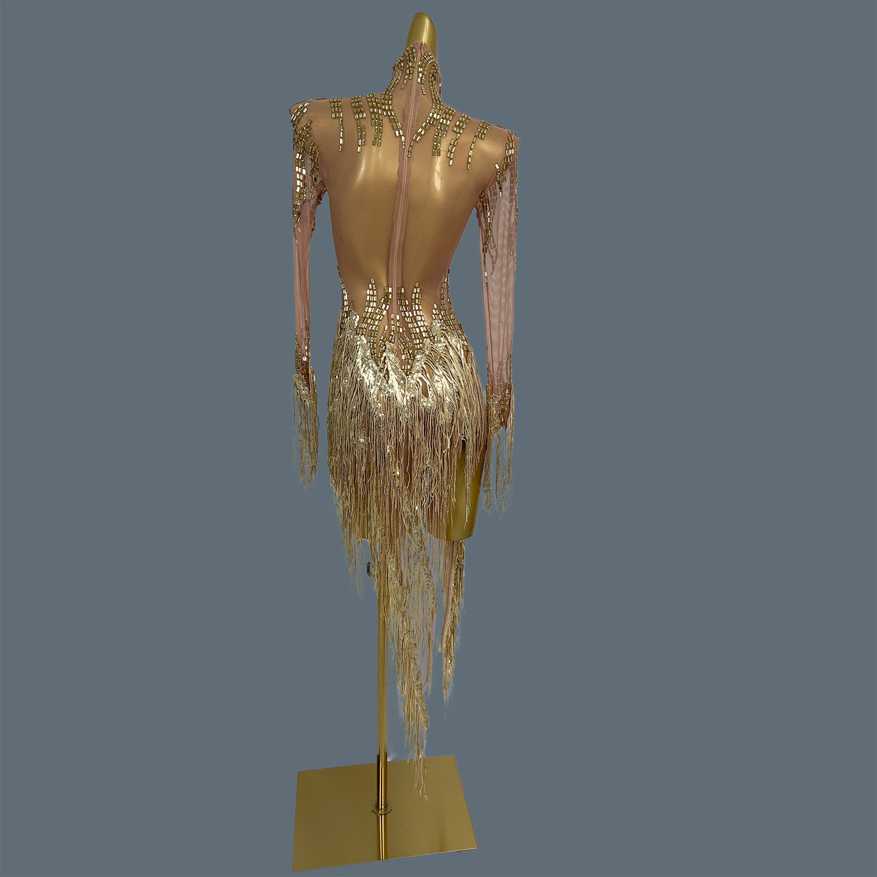 Party Stage Show Sparkly Rhine - Sparkly Rhinestone Club Party Dress ulasan dan harga