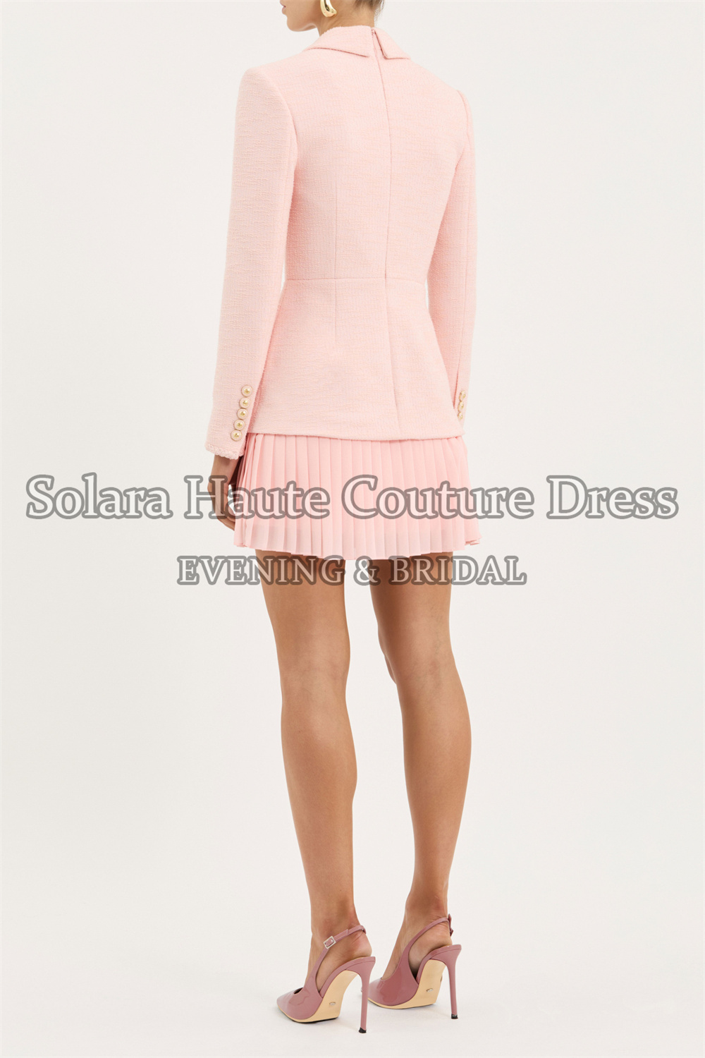 Solara Tweed Two Piece Suit Bl - Tweed Two Piece Blazer Dress ulasan dan harga