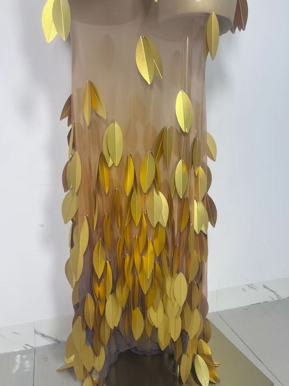 Sparkly Gold Rhinestone Sequin - Sparkly Rhinestone Club Party Dress ulasan dan harga
