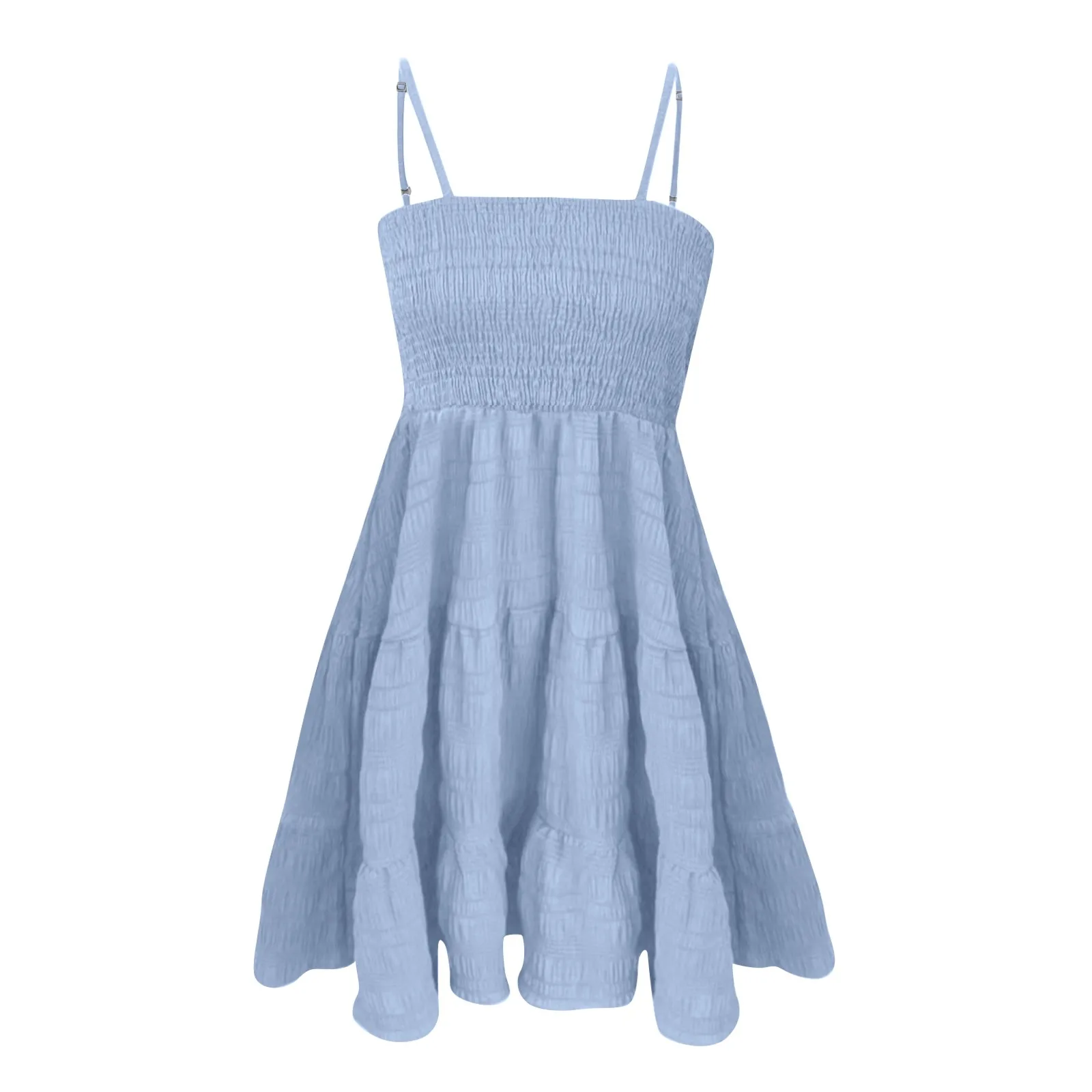 Bohemian Beach Sundress Women  - French Vintage Floral Midi Dress ulasan dan harga