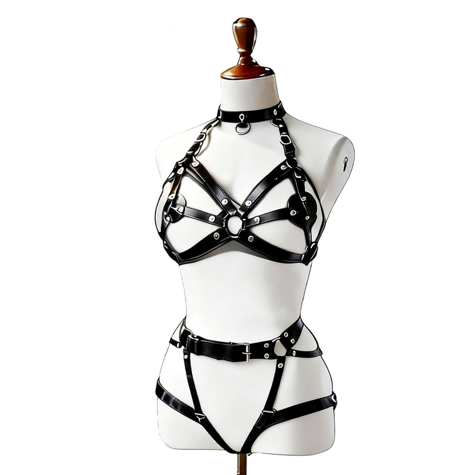 Women Sexy Leather Lingerie Bo - Lingerie ulasan dan harga
