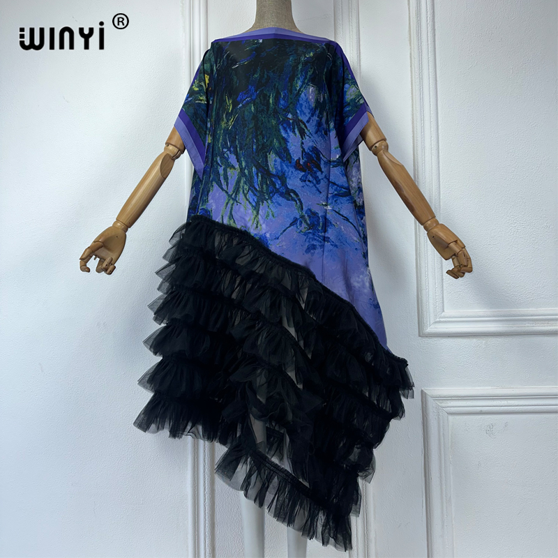 WINYI Africa Clothing Plus Siz - Boho Summer Beach Maxi Dress ulasan dan harga