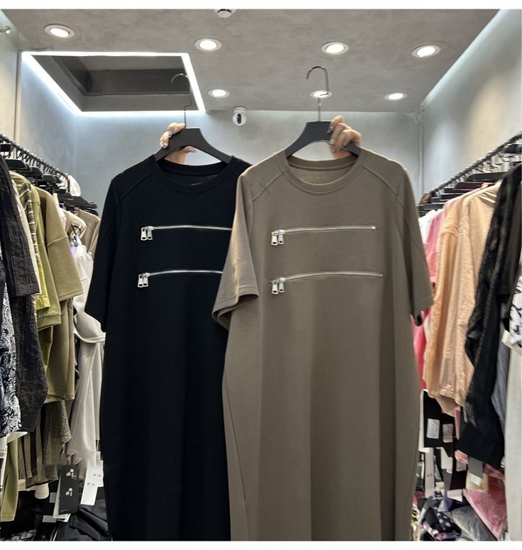 plus Size Women's Loose Short  - Korean Style A Line Shirt Dress ulasan dan harga